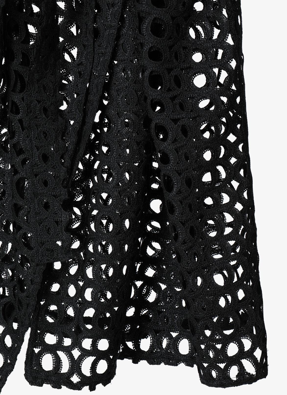 Embroidered Trench ALAÏA BLACK EMBROIDERED TRENCH